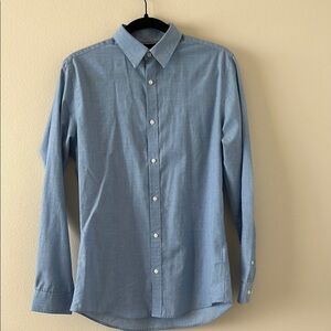 H&M Men's Blue Dress Shirt
